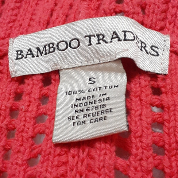 Bamboo Traders Fisherman Cable Knit Sweater Size S - Picture 2 of 6